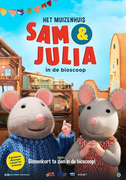 Het Muizenhuis-Sam en Julia in de bioscoop Het Muizenhuis-Sam en Julia in de bioscoop